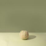 Under-ripe cantaloupe for spiced pickles