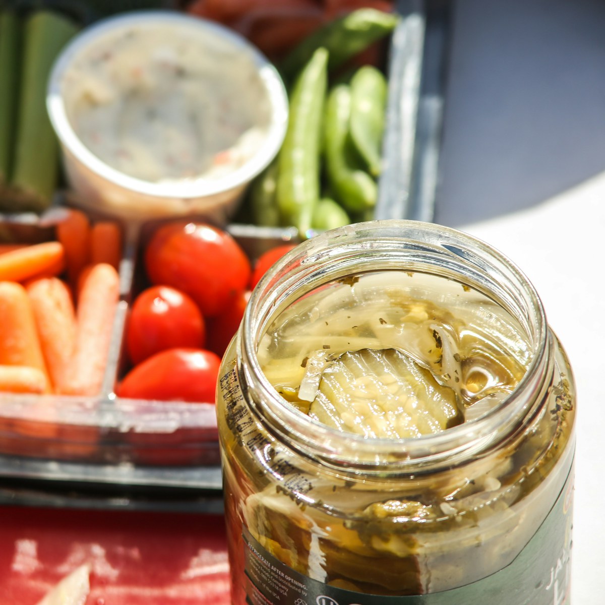 Homemade dill pickle relish