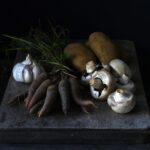 Root vegetables for Jerusalem artichoke pickles