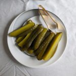 Sweet gherkin pickles
