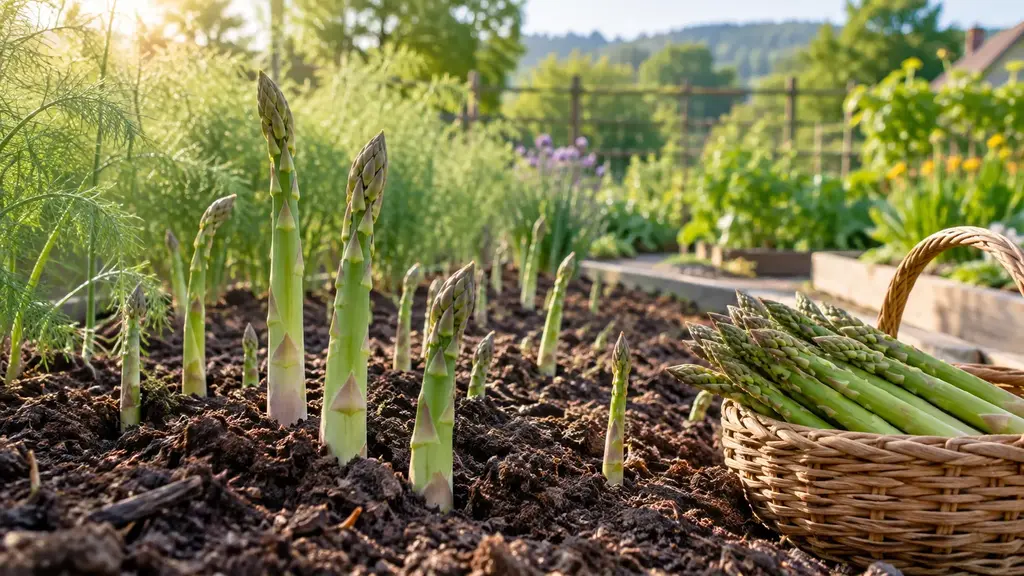 Asparagus garden planner for canning