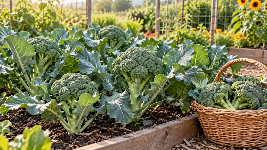 Broccoli garden planner for canning