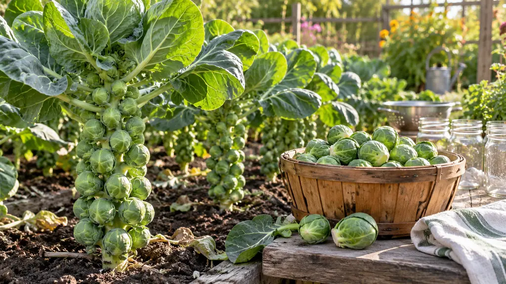 Brussels Sprouts garden planner for canning