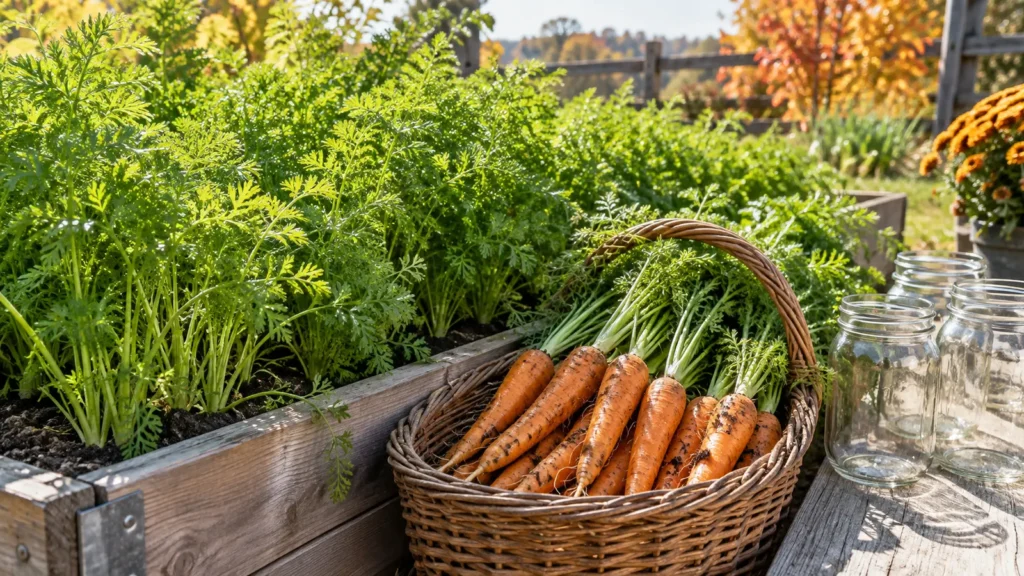 Carrots garden planner for canning