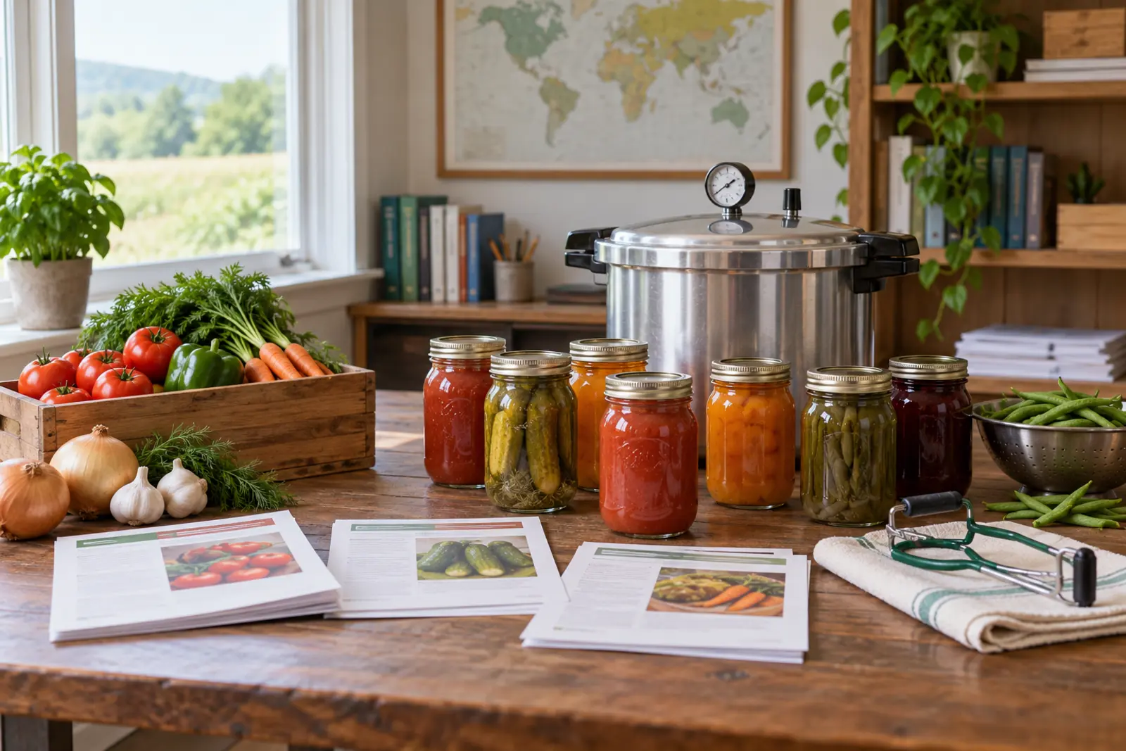 Cooperative Extension home canning education and tested preservation resources
