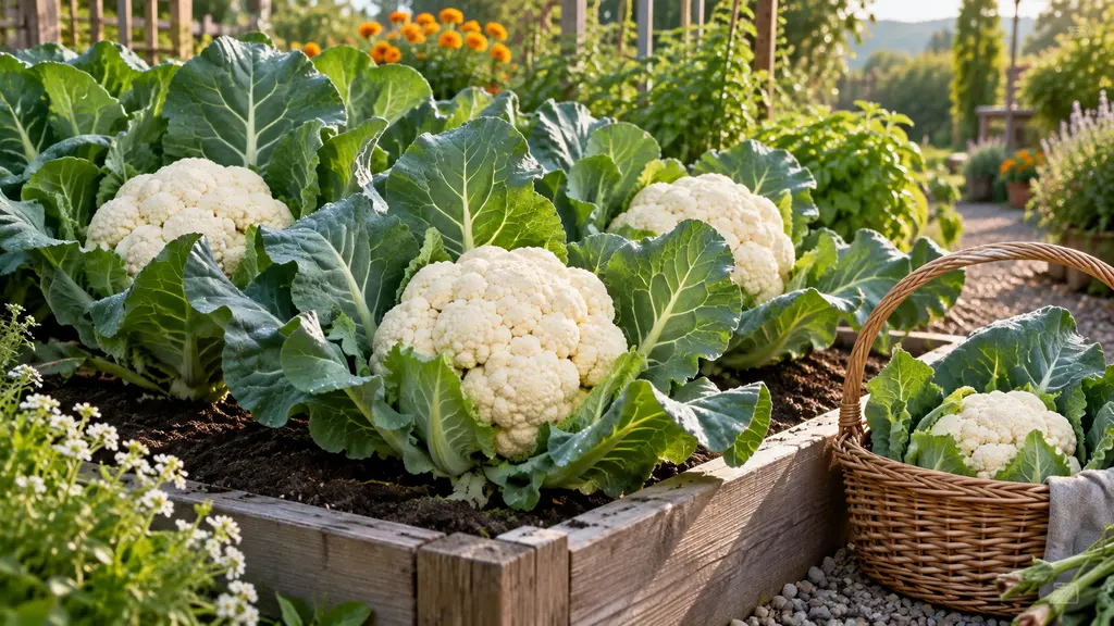 Cauliflower garden planner for canning