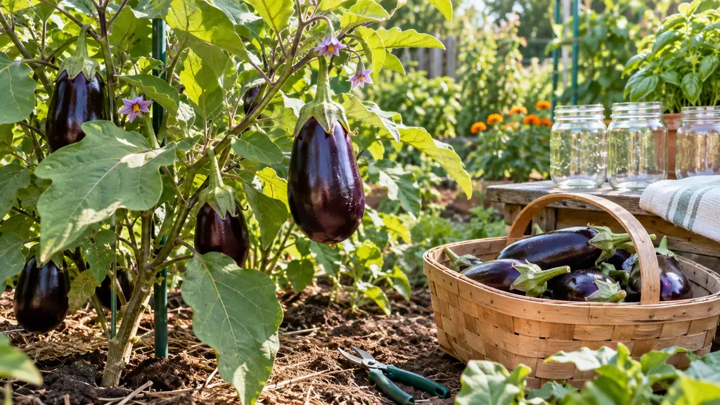 Eggplant garden planner for canning