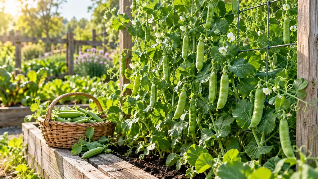 Garden Peas garden planner for canning