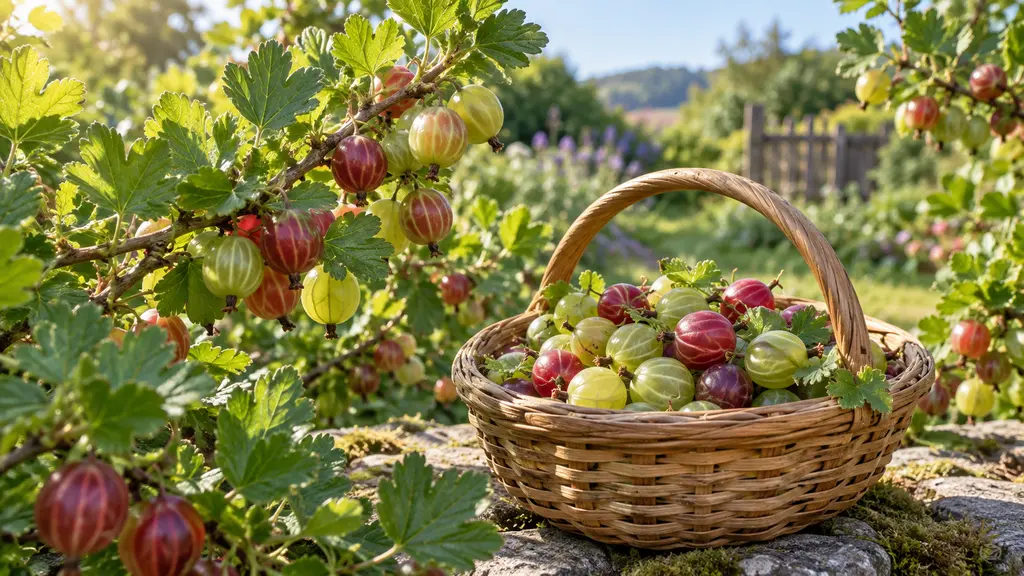 Gooseberries garden planner for canning