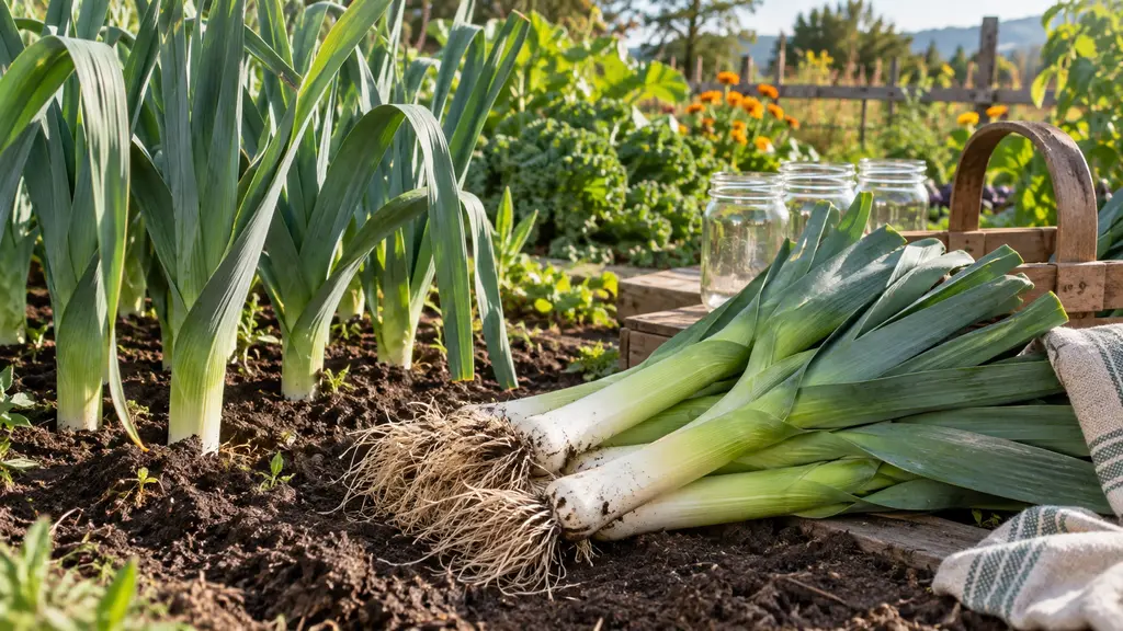 Leeks garden planner for canning