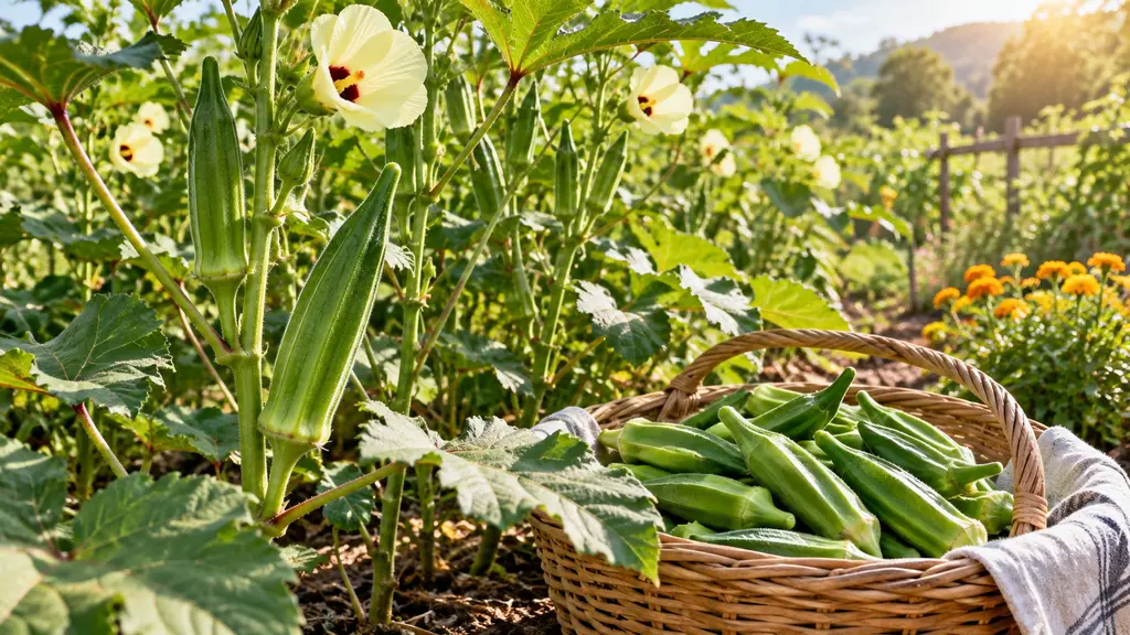 Okra garden planner for canning
