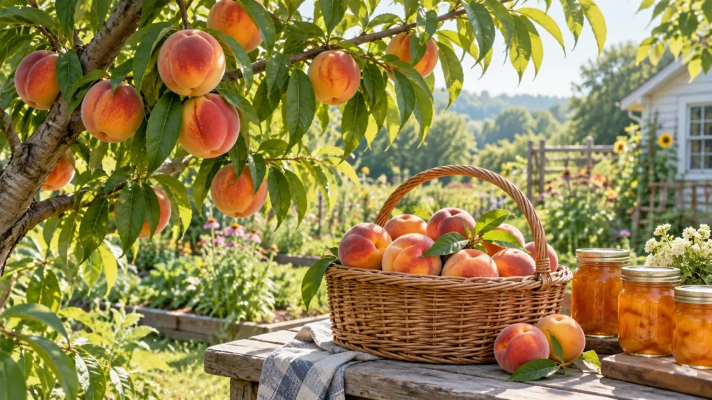 Peaches garden planner for canning