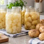 Home pressure-canned white potatoes in jars — NCHFP recipe