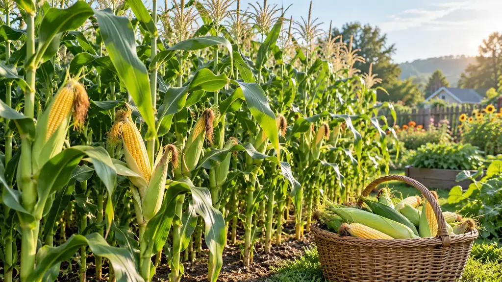 Sweet Corn garden planner for canning