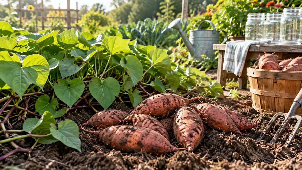 Sweet Potatoes garden planner for canning