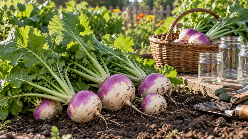 Turnips garden planner for canning