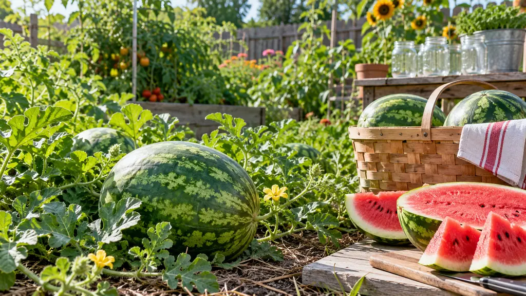 Watermelon garden planner for canning